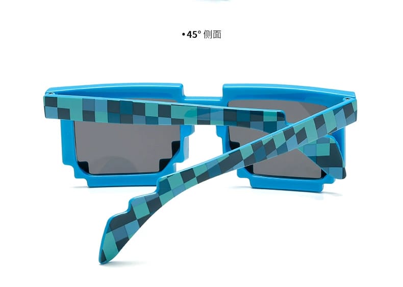 Trendy Pixel Mosaic Eyewear/ Sunglasses.