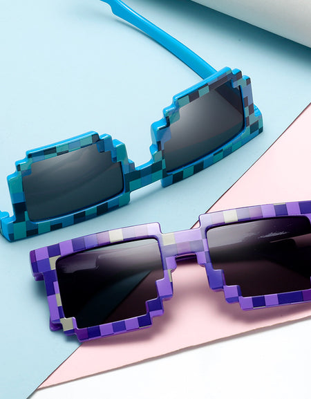 Trendy Pixel Mosaic Eyewear/ Sunglasses.