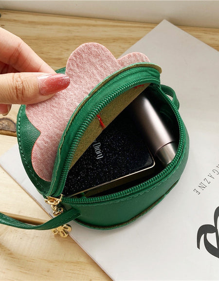 Cute Strawberry Rivet Kids Messenger Bag.