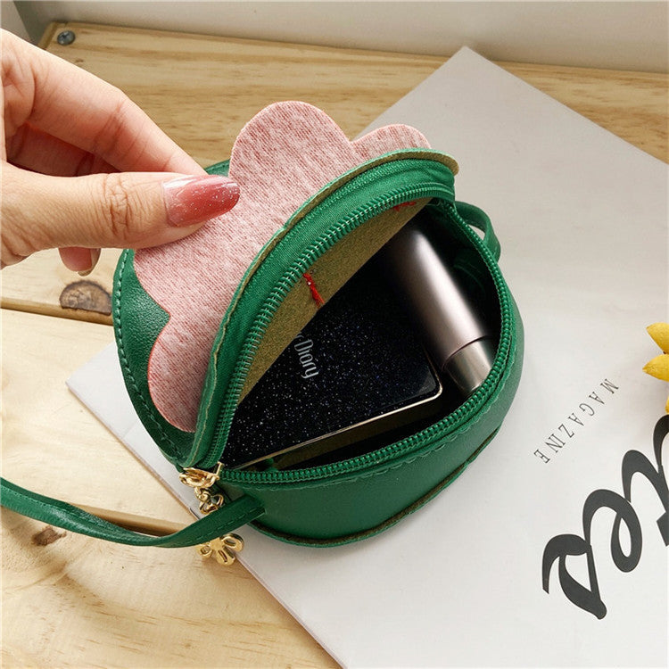 Cute Strawberry Rivet Kids Messenger Bag.