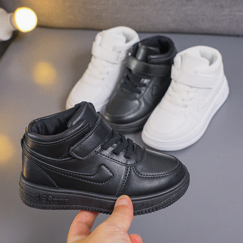 Air Inspired Mid-Rise Velcro Sneakers