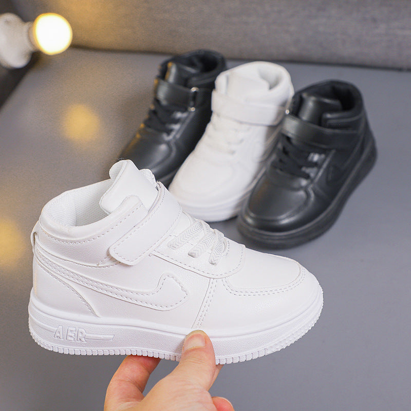 Air Inspired Mid-Rise Velcro Sneakers
