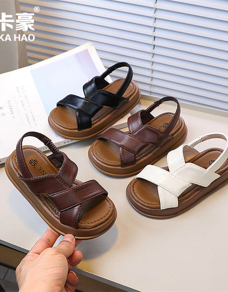 Kids Unisex Sturdy Leather Sandals