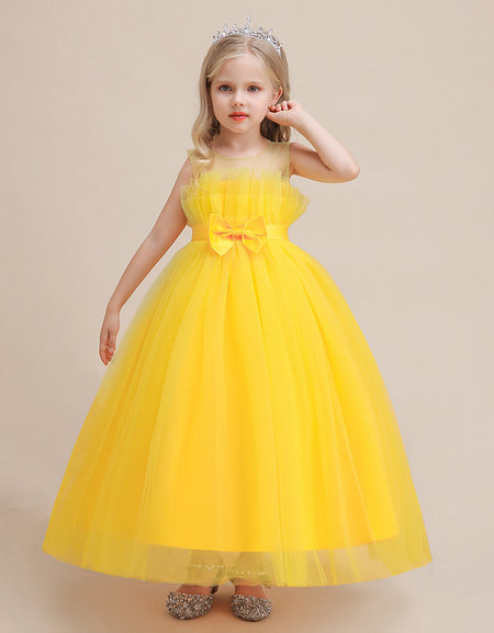 The Saffron Illusion Dress