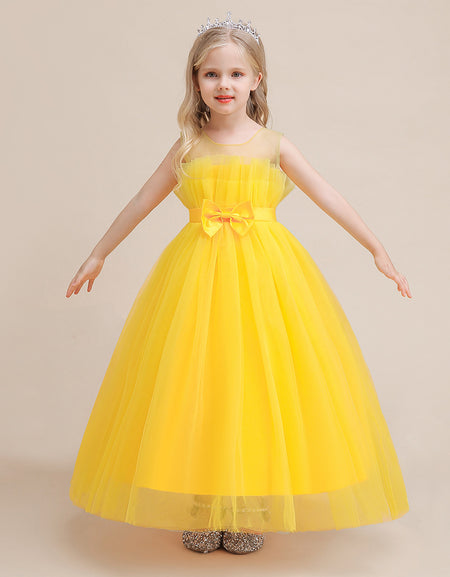 The Saffron Illusion Dress