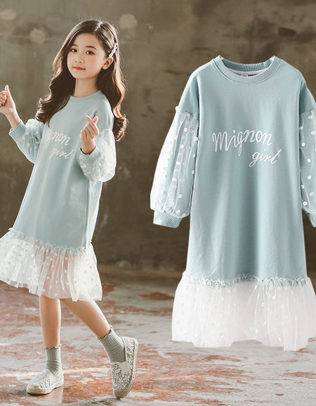 Polka Tulle Ruffled Vest Dress