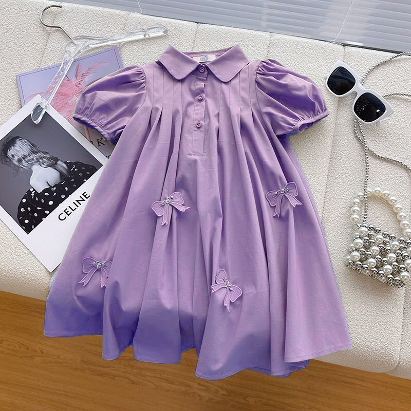 Box Pleats Collar Dress Top