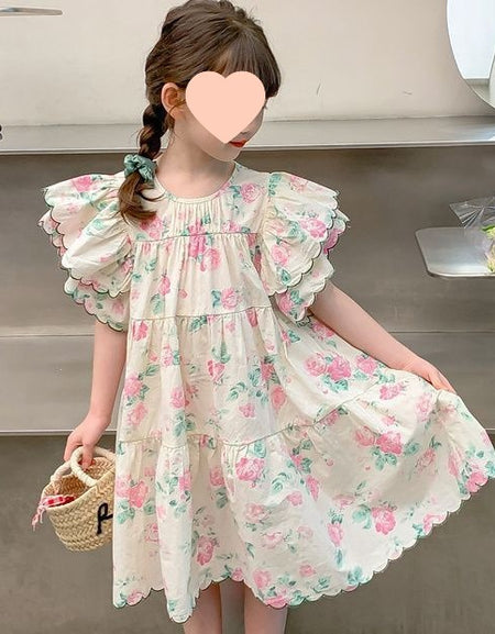 Vintage Floral 'Princess in Stables' Dress