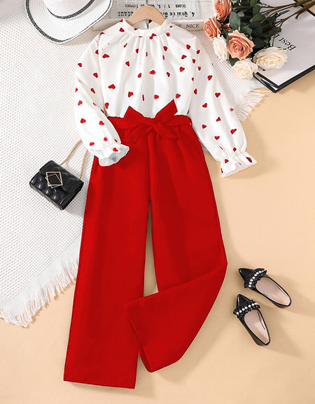 Love Pebbles Blouse & Pants Set