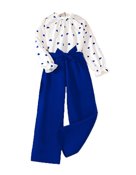 Love Pebbles Blouse & Pants Set