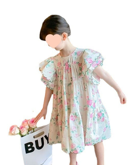 Vintage Floral 'Princess in Stables' Dress