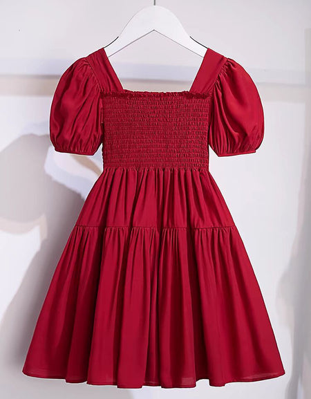 The 3-Bowed Minimalist Smokey Dress