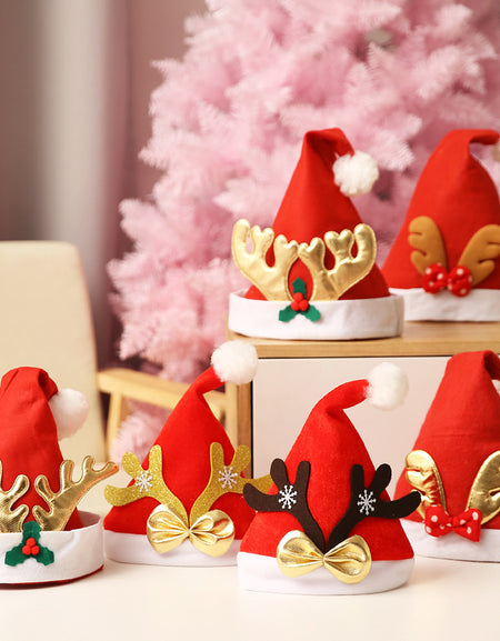 Christmas / Santa Hat with 3D Characters