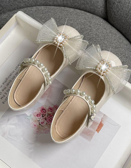 Coco Studded Mesh Bow Shoes