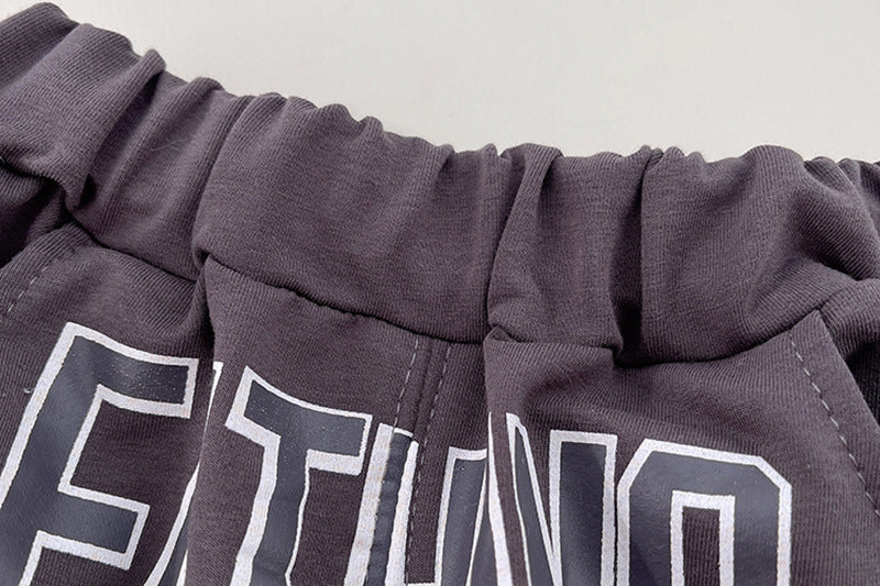 Skate Print Boys Tee& Cargo Shorts Set