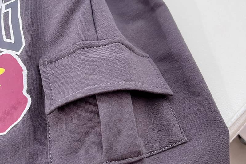 Skate Print Boys Tee& Cargo Shorts Set