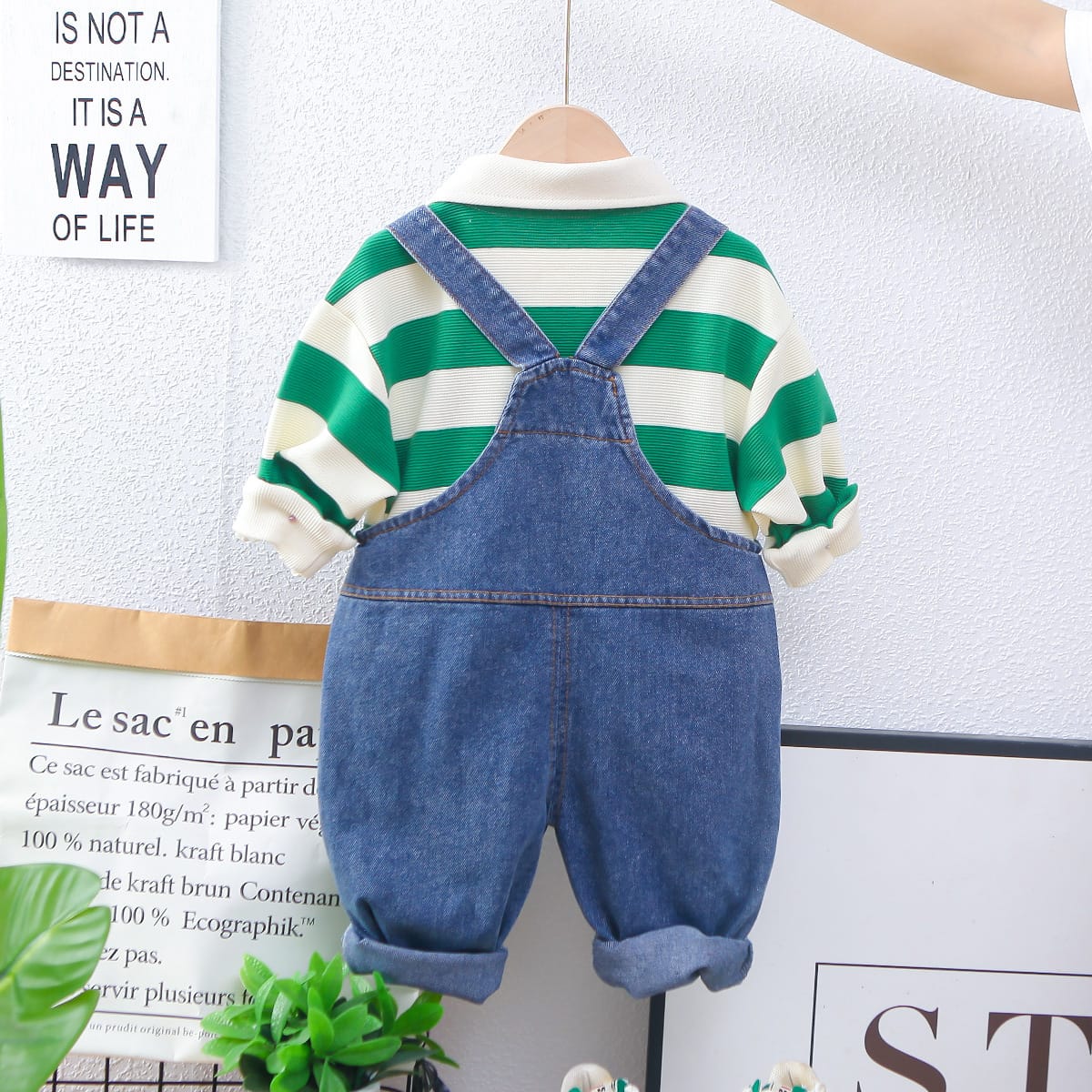 3D Dino Dung & Polo Tee Set