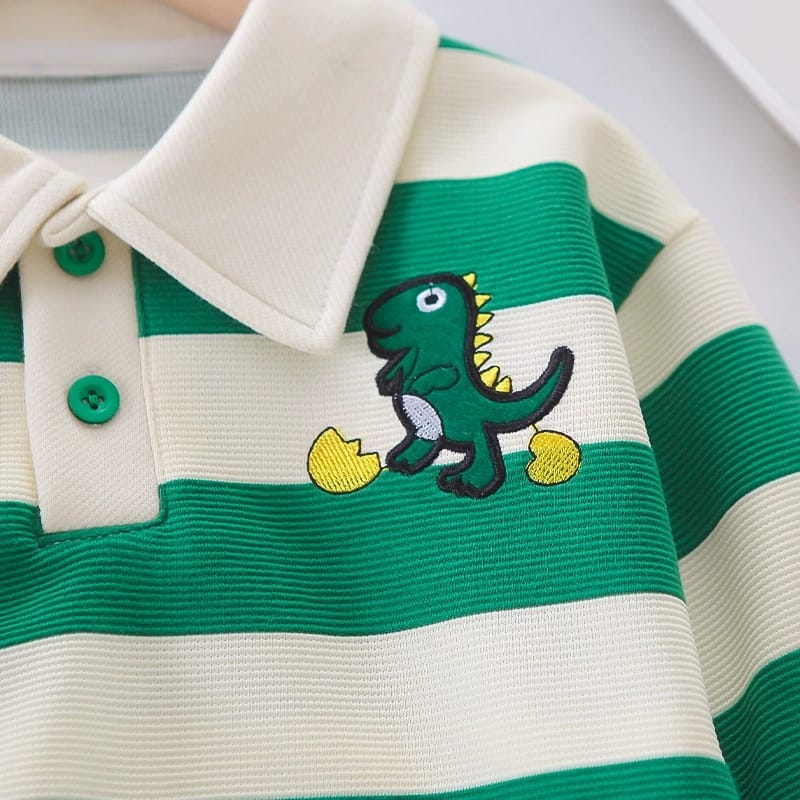 3D Dino Dung & Polo Tee Set