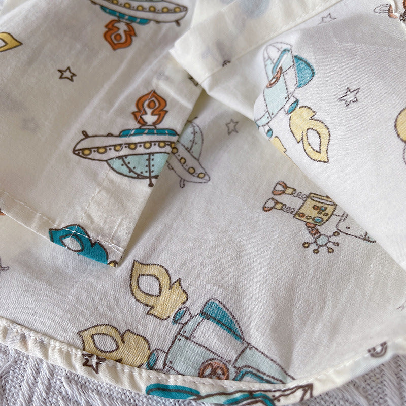 Space Graphic Shirt & Shorts Set