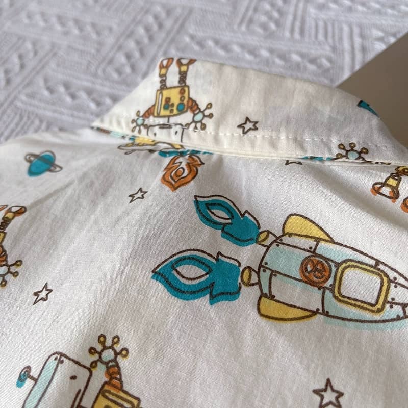 Space Graphic Shirt & Shorts Set