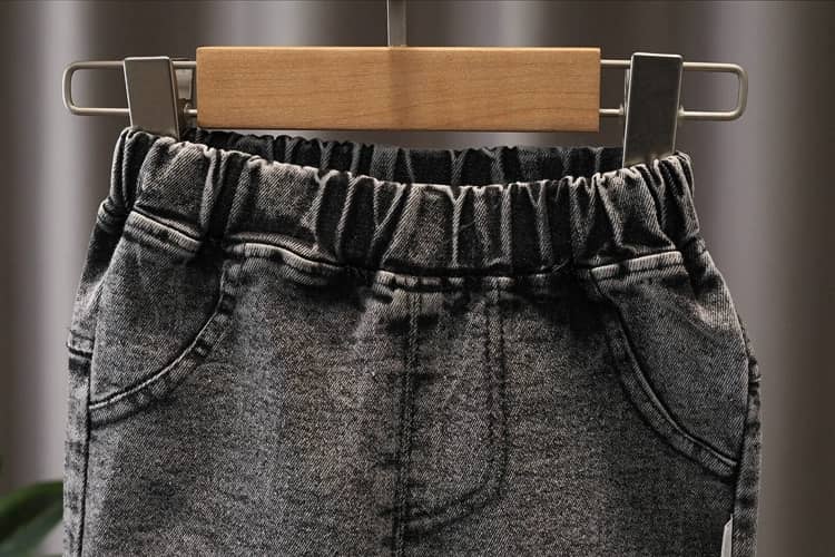 Stylish Striped Polo and Denim Pant Set