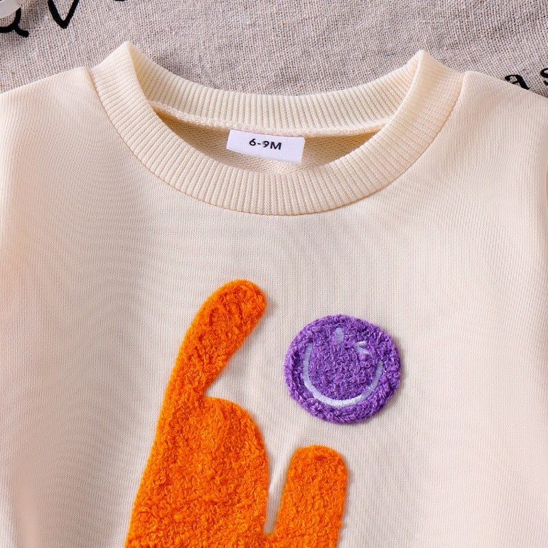 Smiley HI Kids Sweatshirt & Joggers Set