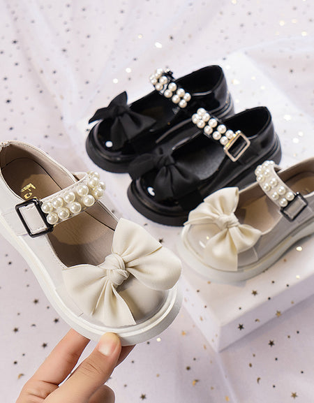 Little Lady Pearl Bow Mary Janes