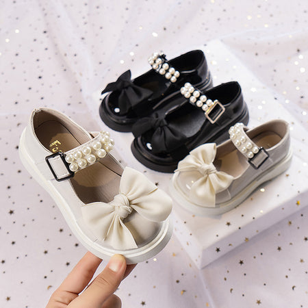 Little Lady Pearl Bow Mary Janes