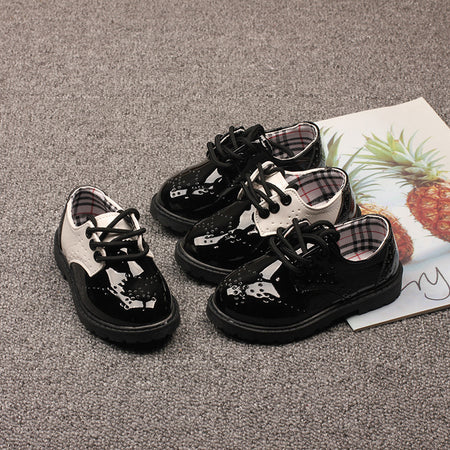 Patent Brogues Style Shoes