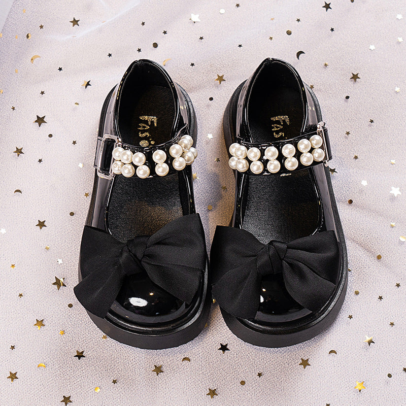 Little Lady Pearl Bow Mary Janes