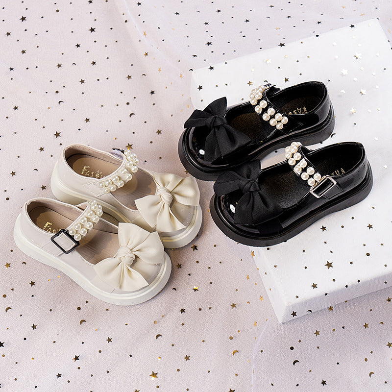 Little Lady Pearl Bow Mary Janes
