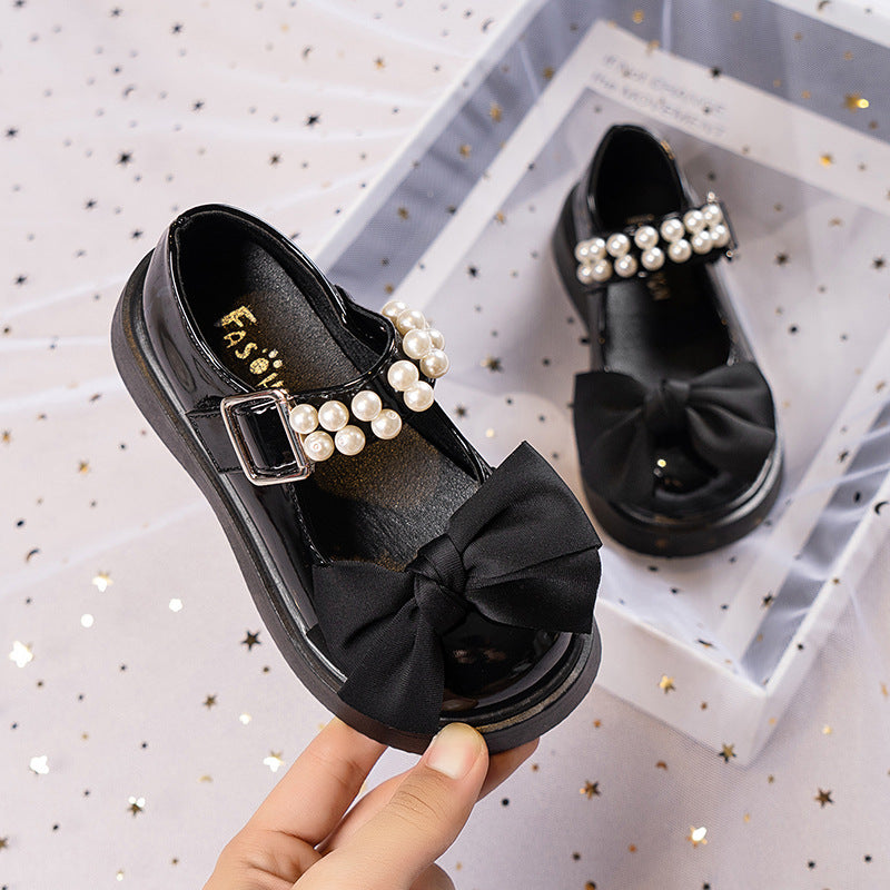 Little Lady Pearl Bow Mary Janes