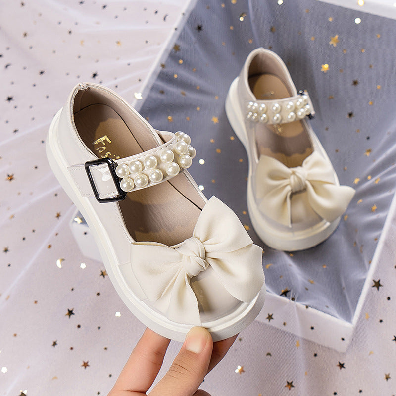 Little Lady Pearl Bow Mary Janes