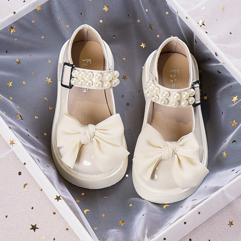 Little Lady Pearl Bow Mary Janes