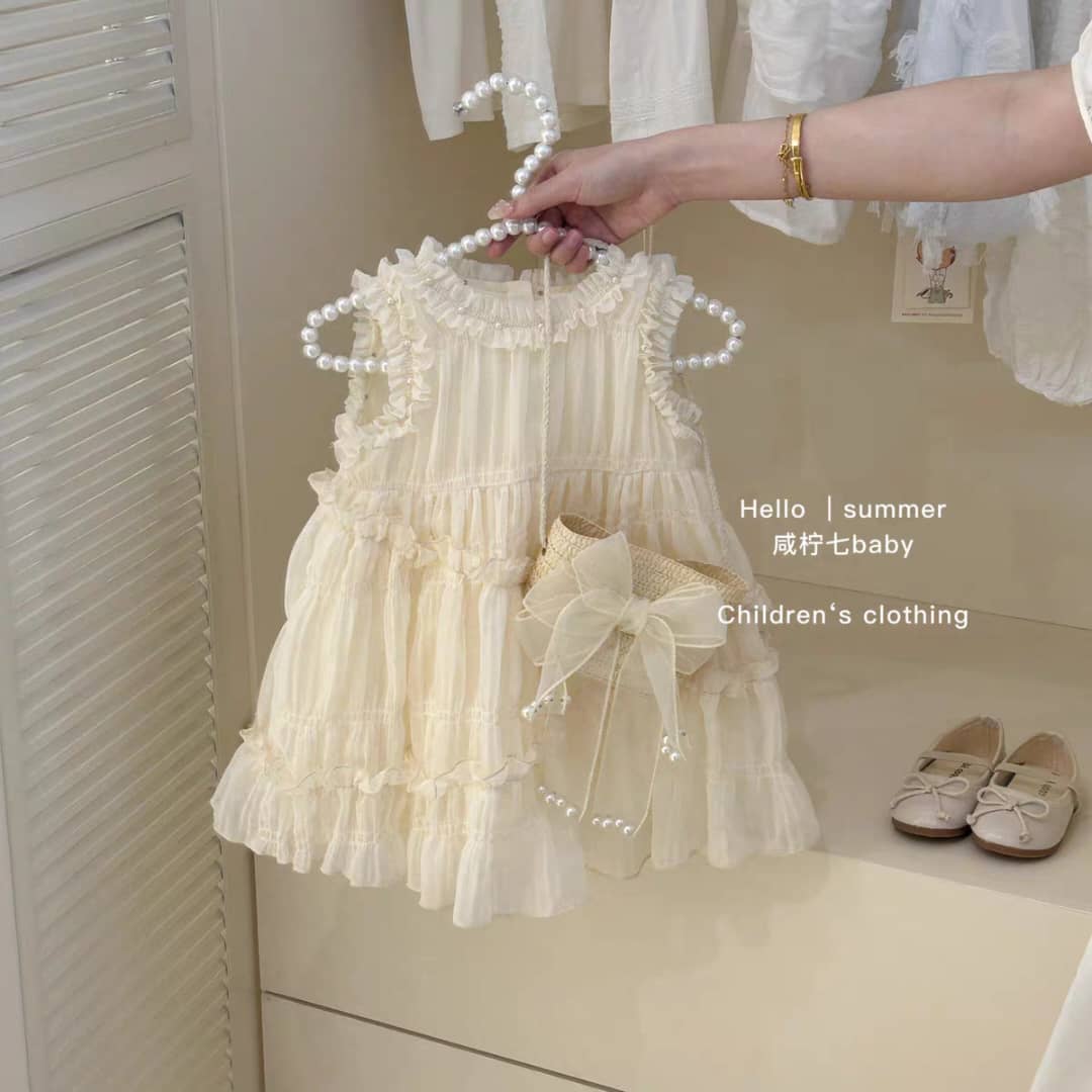 Pretty Ruffled Tiered Princess Dress