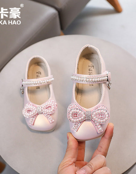 Gigi Studded Bow Princess Shoe