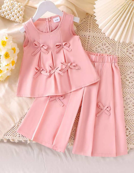 The Mia Bow Detailed 2piece Set