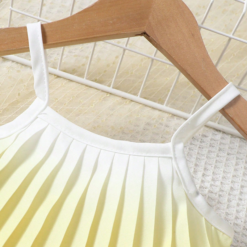 Sun-melt Pleats Cami Top & Pant Set