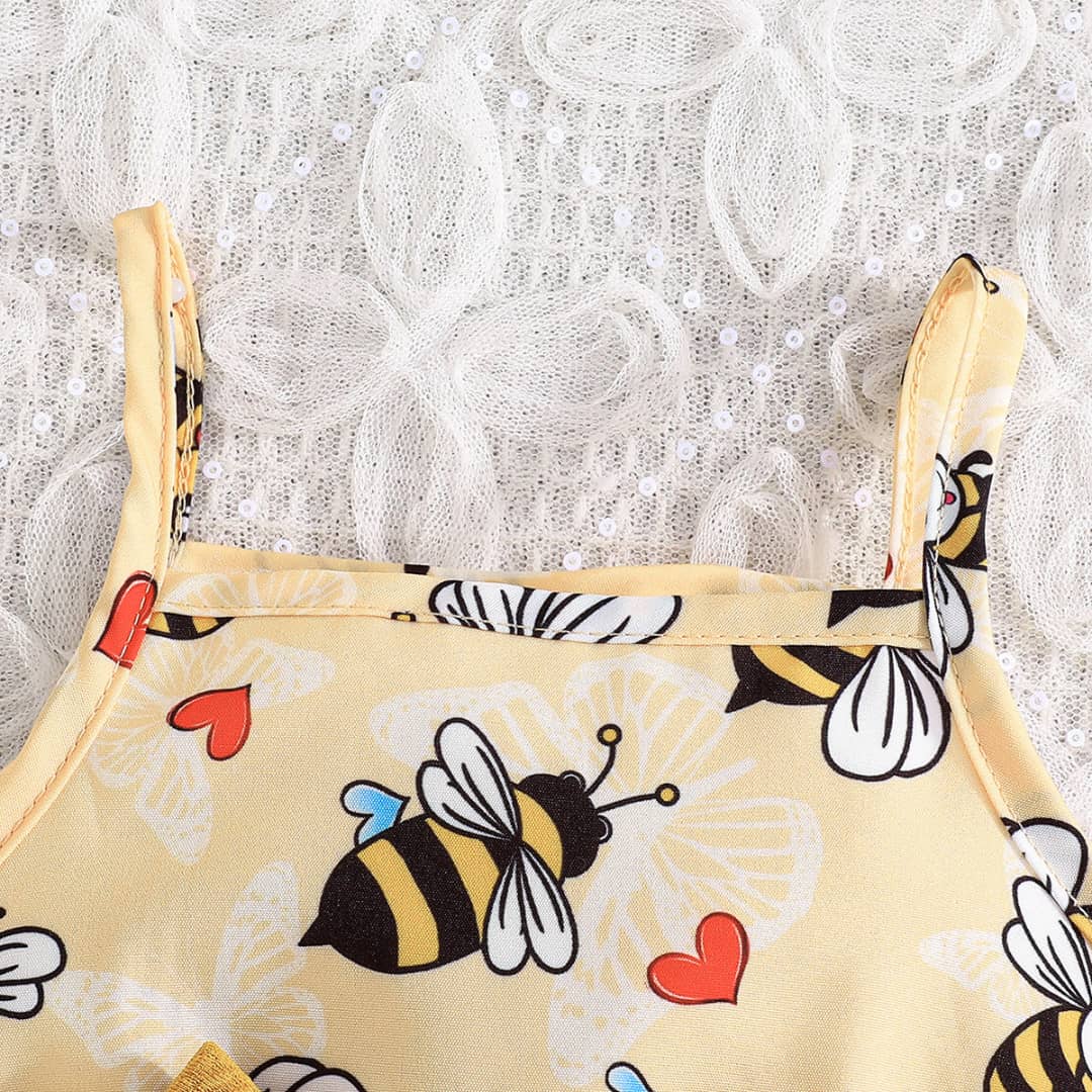 Busy Bee Cami Tulle Dress& Jacket Set