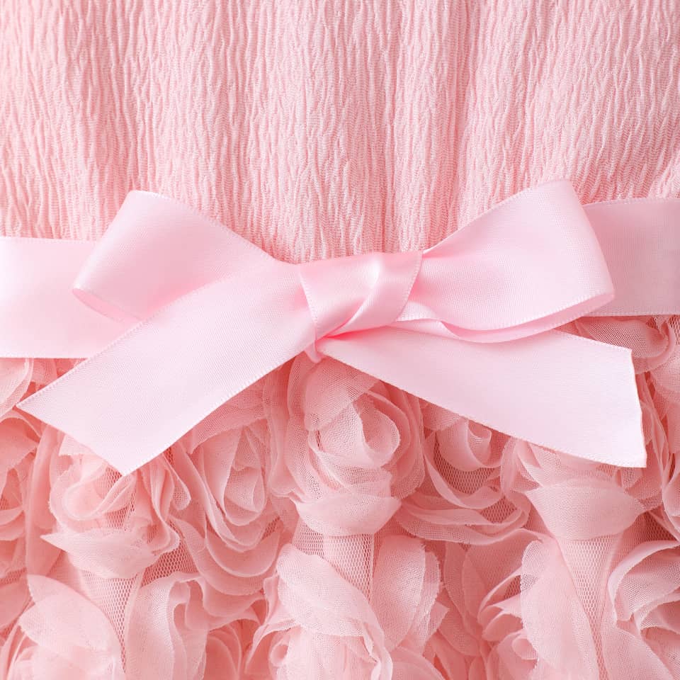 Rose Embossed Longsleeved Princess Dress