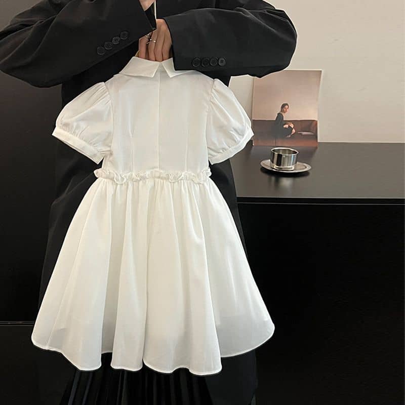 Pastel Bloom Peplum Princess Dress