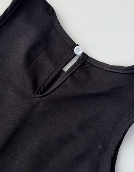 Bow Detailed Pleated Hem Dress