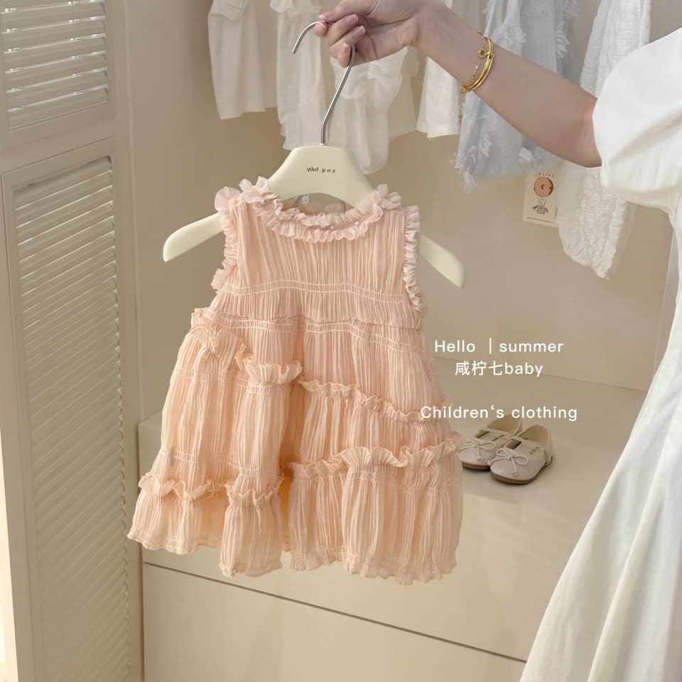 Pretty Ruffled Tiered Princess Dress