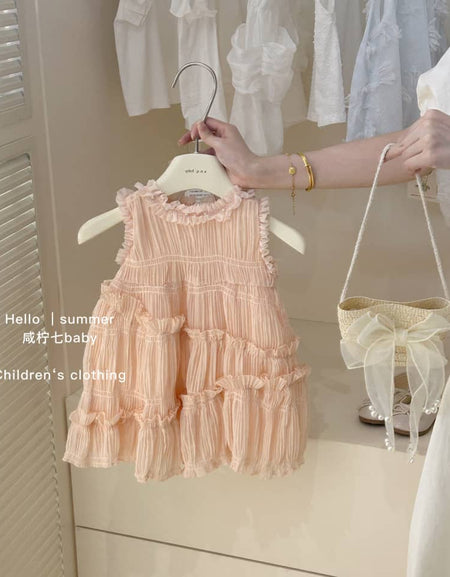 Pretty Ruffled Tiered Princess Dress