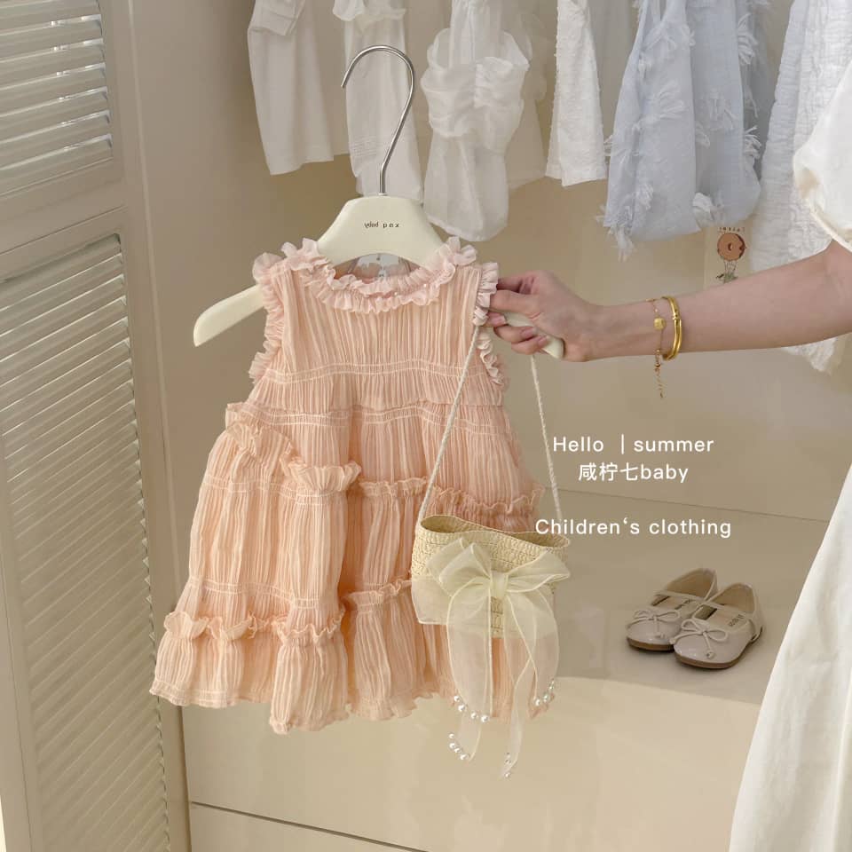 Pretty Ruffled Tiered Princess Dress