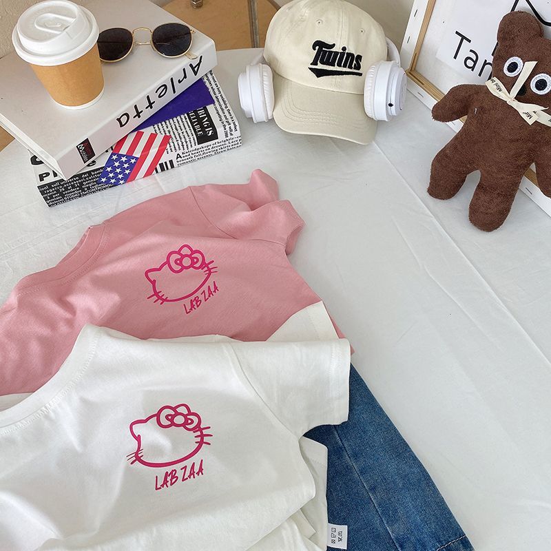 Kitty on the Move Tees for Girls