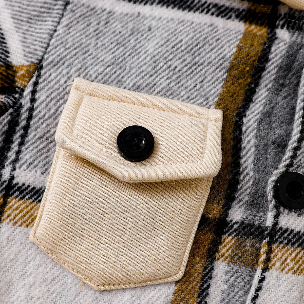 Plaid & Play Cozy Hooded Jacket Set