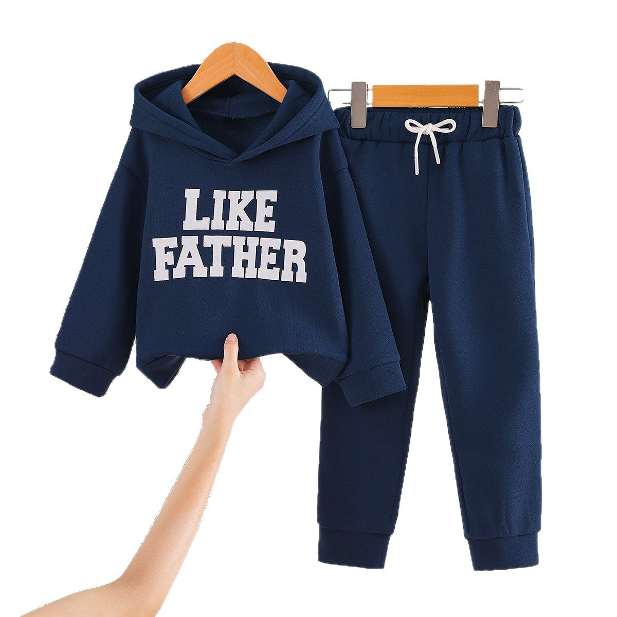 Like Father Lounge Set - Navy Hoodie & Pants