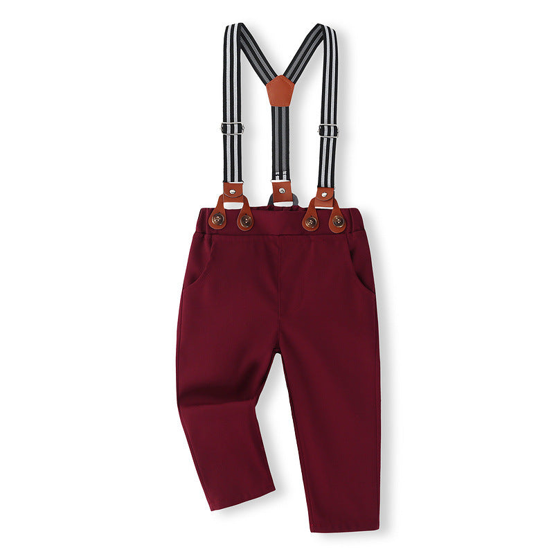 Burgundy Bow Formal Set - 4piece