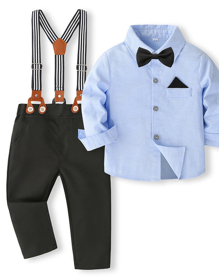 Dapper Cub Blue Bow Formal Set - 4piece
